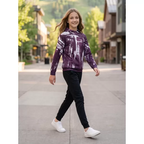  Hanorac funcțional premium pentru copii ALTISPORT VOJ/ALK010MI01 VIOLET/ALB 