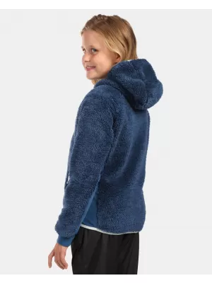 Hanorac pentru fete din fleece KILPI NORKA-JG WJ0211KI ALBASTRU ÎNCHIS