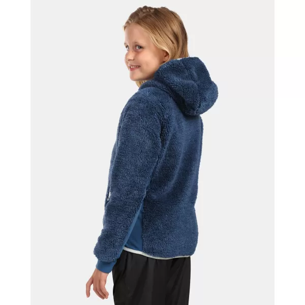  Hanorac pentru fete din fleece KILPI NORKA-JG WJ0211KI ALBASTRU ÎNCHIS 