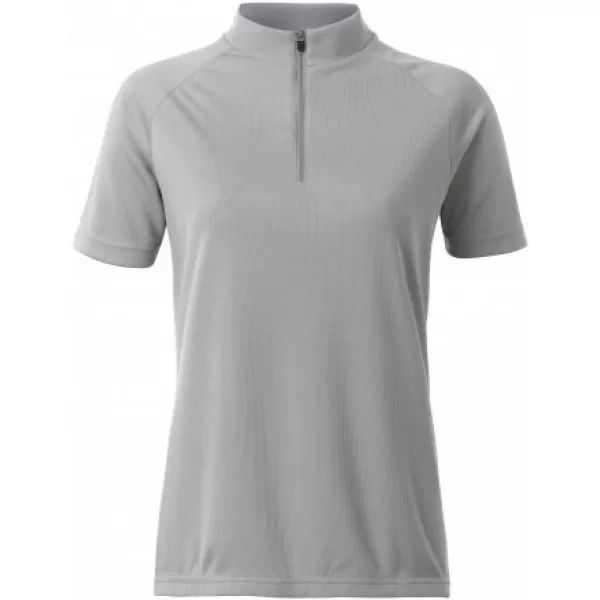  Tricou de ciclism pentru femei ALTISPORT NoPrint NP/ALW115NJ ARGINT 