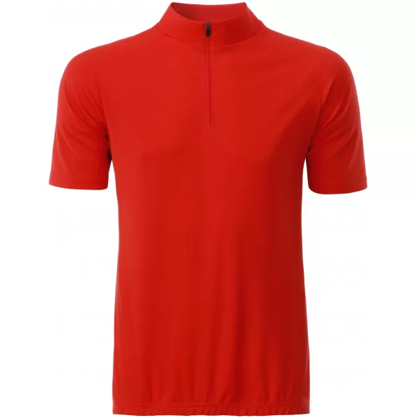  Tricou de ciclism pentru bărbați ALTISPORT NoPrint NP/ALM215NJ PORTOCALIU STRĂLUCITOR 
