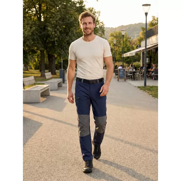  Pantaloni pentru bărbați ALTISPORT NoPrint NP/ALM6021NJ BLEUMARIN/CARBON 