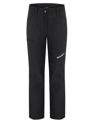 Pantalonii pentru doamne HUSKY KAVIA L NEGRU