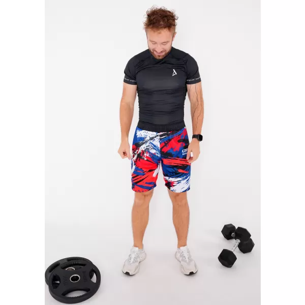  Pantaloni scurți funcționali premium pentru bărbați, fără buzunare ALTISPORT VOJ/ALM036KRA02 CEH 
