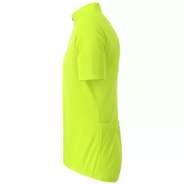  Tricou de ciclism pentru bărbați ALTISPORT NoPrint NP/ALM215NJ GALBEN STRĂLUCITOR 