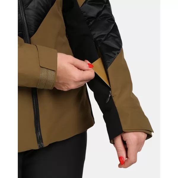  Jachetă de schi pentru femei KILPI LIN-W WL0110KI KAKI 