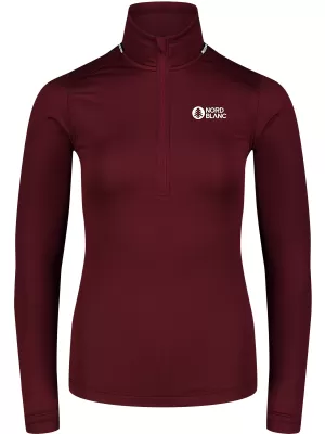 Tricou termic de damă NORDBLANC FLOATY NBBLD7975 BURGUNDIA