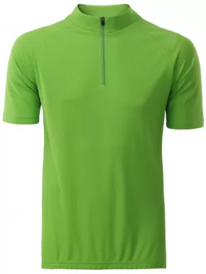 Tricou de ciclism pentru bărbați ALTISPORT NoPrint NP/ALM215NJ VERDE LIME