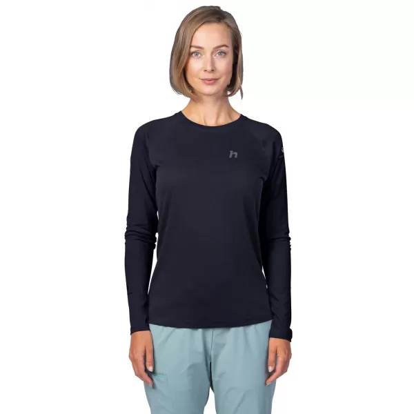  Tricou de damă cu mâneci lungi HANNAH LESLIE L/S ANTRACIT 