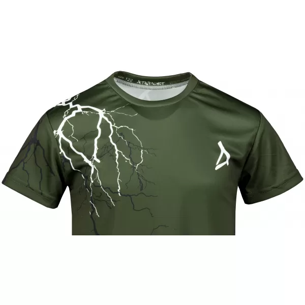  Tricou funcțional premium pentru copii ALTISPORT VOJ/ALK004TR01 MĂSLINE 