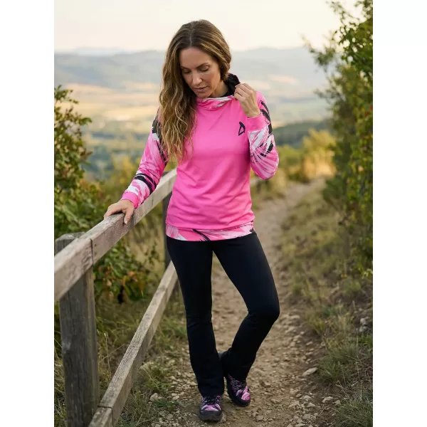  Hanorac funcțional premium pentru femei ALTISPORT VOJ/ALW039MI01 ROZ FLUO 