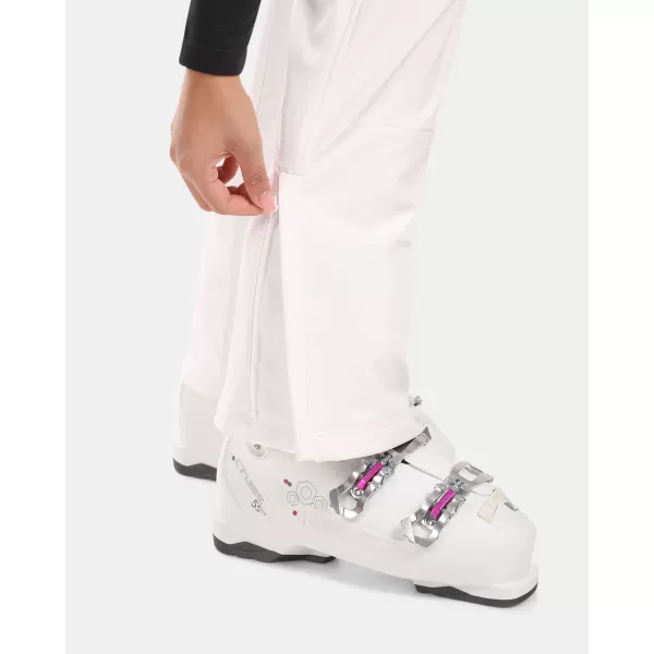  Pantaloni de schi softshell pentru femei KILPI DIONE-W WL0408KI ALB 