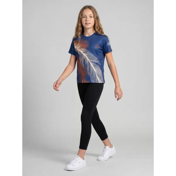  Tricou funcțional premium pentru copii ALTISPORT VOJ/ALK001TR01 BLEUMARIN/MARO 
