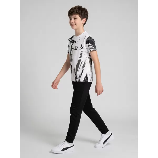  Tricou funcțional premium pentru copii ALTISPORT VOJ/ALK010TR01 ALB/NEGRU 