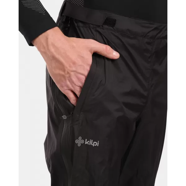  Pantaloni de exterior impermeabili pentru bărbați KILPI ALPIN-M WM0403KI NEGRU 
