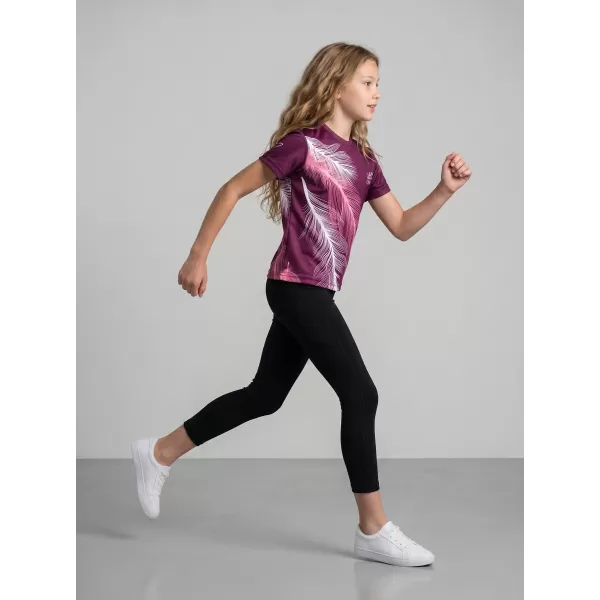  Tricou funcțional premium pentru copii ALTISPORT VOJ/ALK001TR01 FUCSIE 
