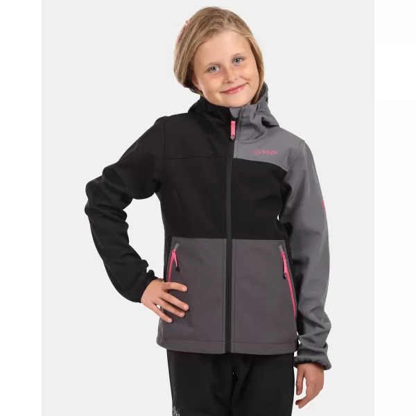  Jachetă softshell pentru fetiță KILPI RAVIA-J WJ0113KI NEGRU 