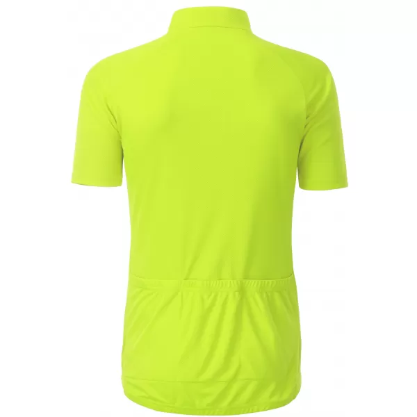  Tricou de ciclism pentru bărbați ALTISPORT NoPrint NP/ALM215NJ GALBEN STRĂLUCITOR 