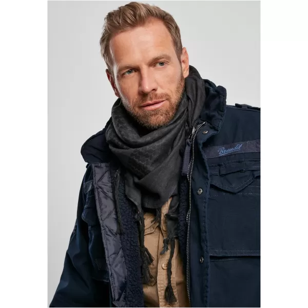  Eşarfă BRANDIT BD7009 NAVY/NEGRU 