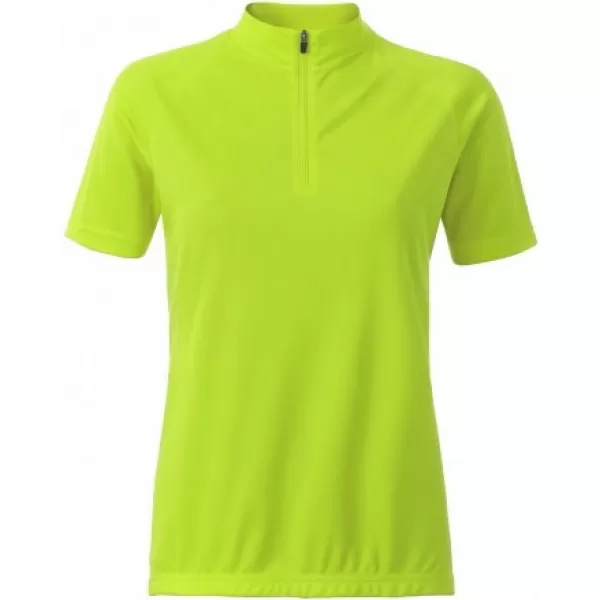  Tricou de ciclism pentru femei ALTISPORT NoPrint NP/ALW115NJ GALBEN STRĂLUCITOR 