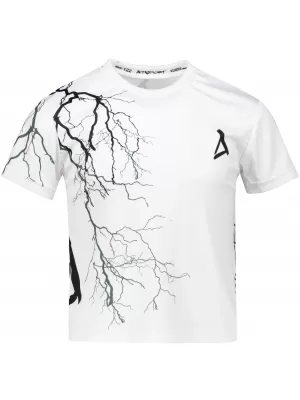 Tricou funcțional premium pentru copii ALTISPORT VOJ/ALK004TR01 ALB