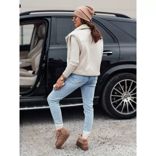 Vestă DSTREET WOOLZIP TY4743 ALB 