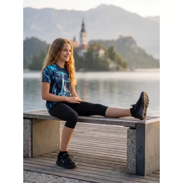  Tricou funcțional premium pentru copii ALTISPORT VOJ/ALK010TR01 ALBASTRU REGAL 