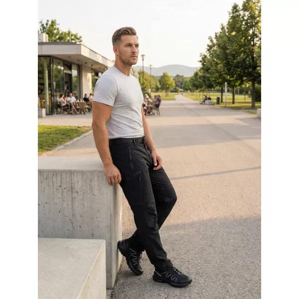  Pantaloni/short pentru bărbați ALTISPORT NoPrint NP/ALM2021NJ NEGRU 