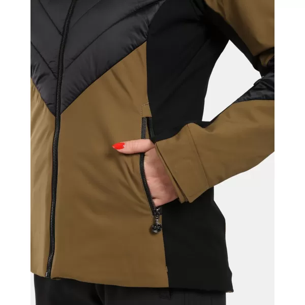  Jachetă de schi pentru femei KILPI LIN-W WL0110KI KAKI 