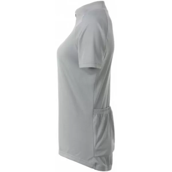  Tricou de ciclism pentru femei ALTISPORT NoPrint NP/ALW115NJ ARGINT 