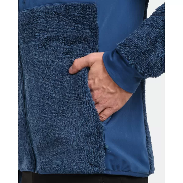  Hanorac pentru bărbați din fleece KILPI NORKA-M WM0204KI ALBASTRU ÎNCHIS 