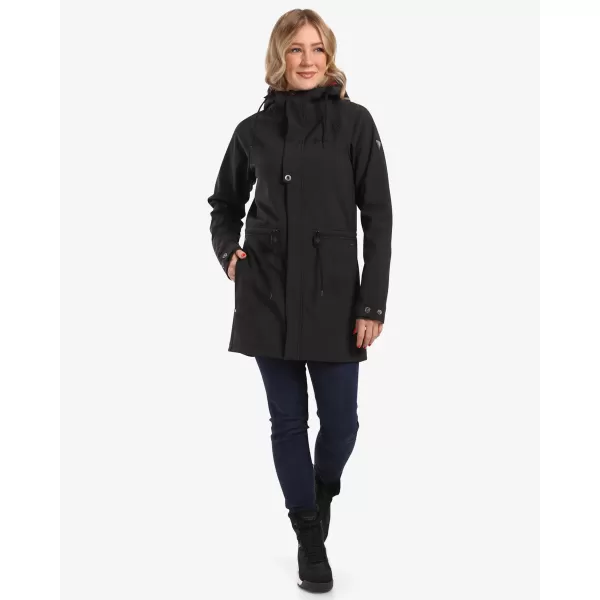  Palton softshell pentru femei KILPI LASIKA-W WL0136KI NEGRU 