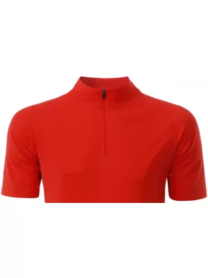 Tricou de ciclism pentru bărbați ALTISPORT NoPrint NP/ALM215NJ PORTOCALIU STRĂLUCITOR