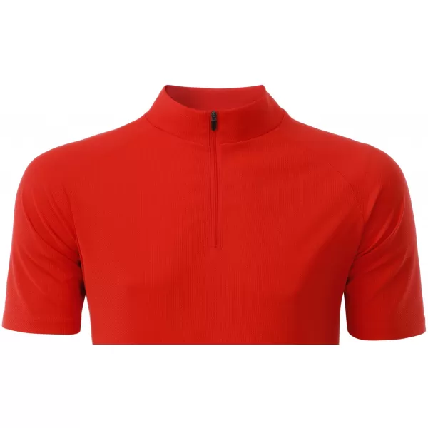  Tricou de ciclism pentru bărbați ALTISPORT NoPrint NP/ALM215NJ PORTOCALIU STRĂLUCITOR 