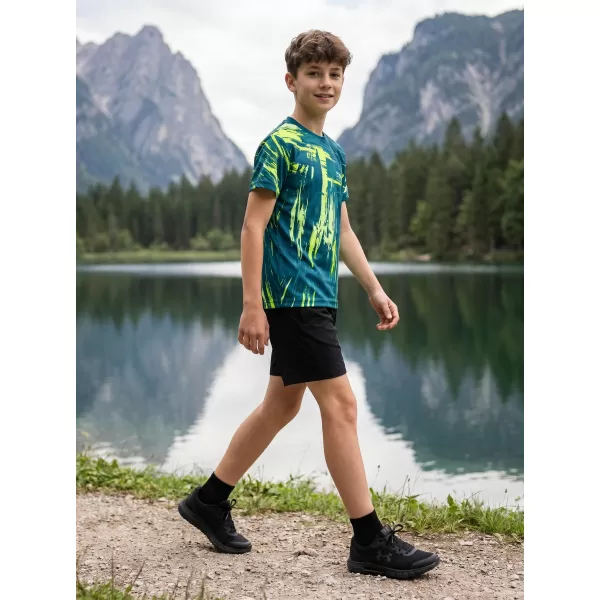  Tricou funcțional premium pentru copii ALTISPORT VOJ/ALK010TR01 KEROSEN/GALBEN 