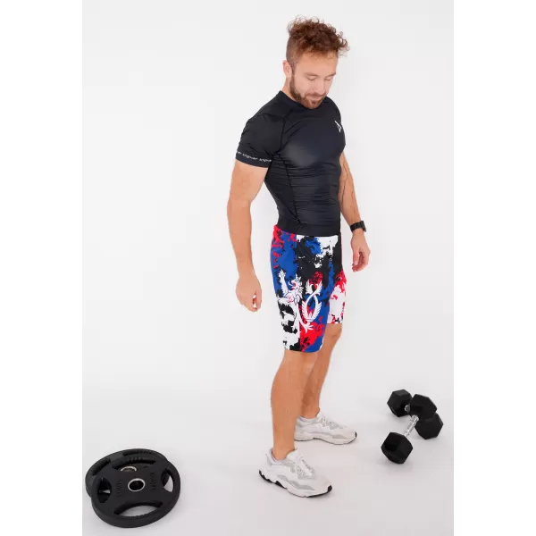  Pantaloni scurți funcționali premium pentru bărbați, fără buzunare ALTISPORT VOJ/ALM036KRA02 PETE 