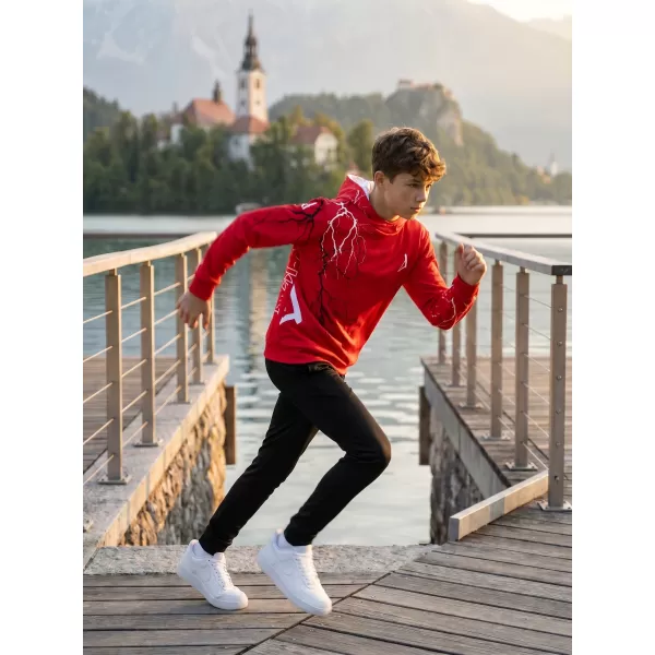  Hanorac funcțional premium pentru copii ALTISPORT VOJ/ALK004MI01 ROŞU 