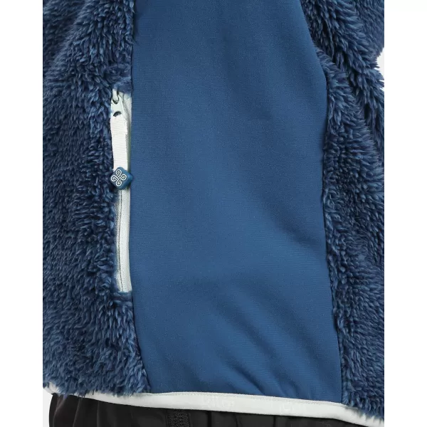  Hanorac pentru fete din fleece KILPI NORKA-JG WJ0211KI ALBASTRU ÎNCHIS 