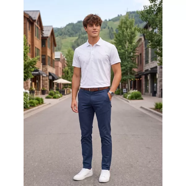  Tricou funcțional pentru bărbați cu guler premium ALTISPORT VOJ/ALM050TR05 ALB 