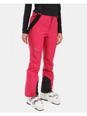 Pantaloni de schi softshell pentru femei KILPI RHEA-W WL0409KI ROZ
