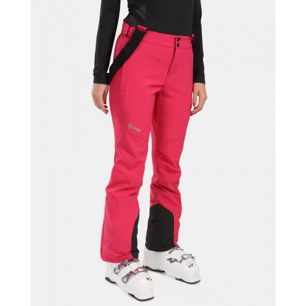  Pantaloni de schi softshell pentru femei KILPI RHEA-W WL0409KI ROZ 