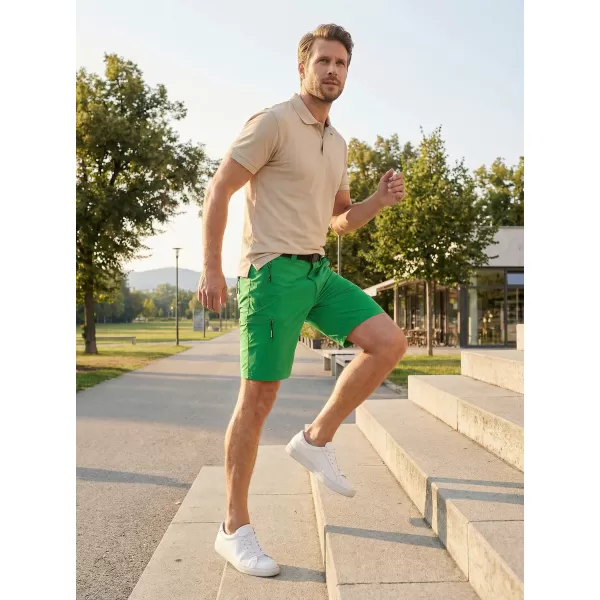 Pantaloni scurți pentru bărbați ALTISPORT NoPrint NP/ALM4021NJ VERDE FERIGA 