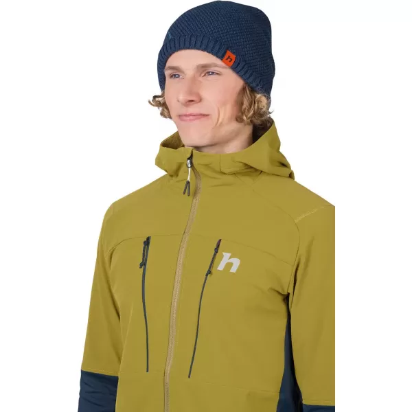  Jachetă pentru bărbați HANNAH TRANE HOODY ULEI DE AVOCADO/MARE STRATIFICATĂ 