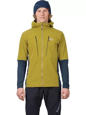 Jachetă pentru bărbați HANNAH TRANE HOODY ULEI DE AVOCADO/MARE STRATIFICATĂ