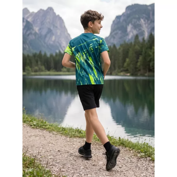  Tricou funcțional premium pentru copii ALTISPORT VOJ/ALK010TR01 KEROSEN/GALBEN 