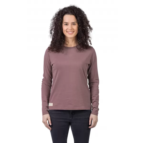  Tricou de damă cu mâneci lungi HANNAH ALERIN TRANDAFIR TAUPE 