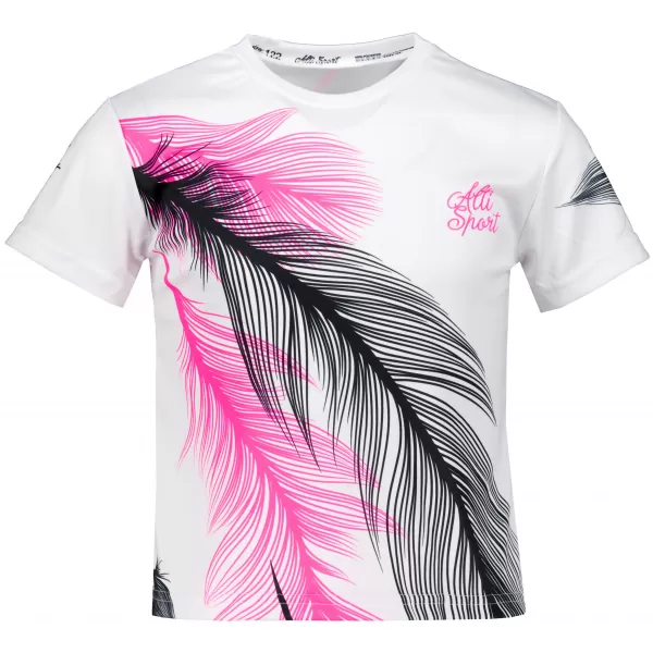  Tricou funcțional premium pentru copii ALTISPORT VOJ/ALK001TR01 ALB 
