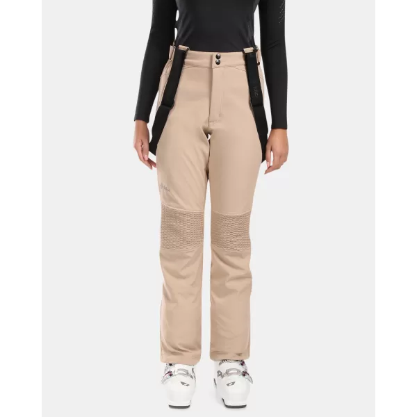  Pantaloni de schi softshell pentru femei KILPI DIONE-W WL0408KI BEJ 