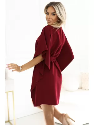 Rochie NUMOCO SOFIA 287-34 BURGUNDIA