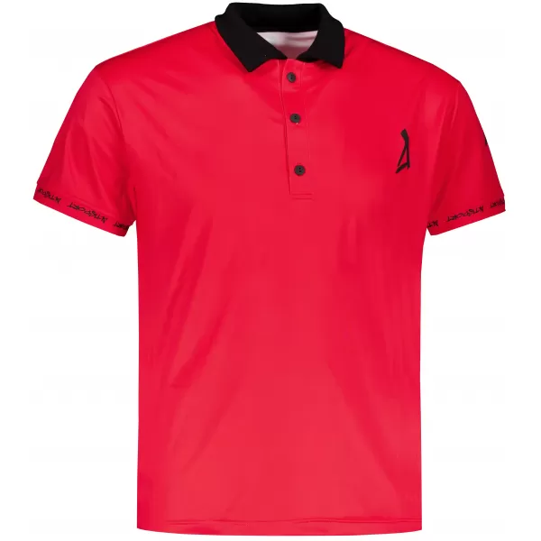  Tricou funcțional pentru bărbați cu guler premium ALTISPORT VOJ/ALM000TR05 ROŞU 